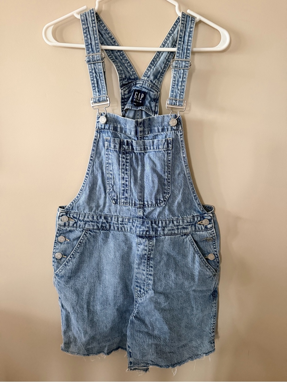 GAP - Women’s Denim Short Overalls | Blue Jean Shortalls